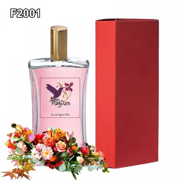 Dupe de parfum F2001 femme - Parfums équivalents, parfums génériques et dupes de parfums en flacon de 100 ml ou 50 ml.