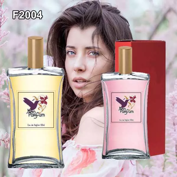 Dupe de parfum F2004 femme - Parfums équivalents, parfums génériques et dupes de parfums en flacon de 100 ml ou 50 ml.
