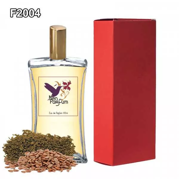 Dupe de parfum F2004 femme - Parfums équivalents, parfums génériques et dupes de parfums en flacon de 100 ml ou 50 ml.