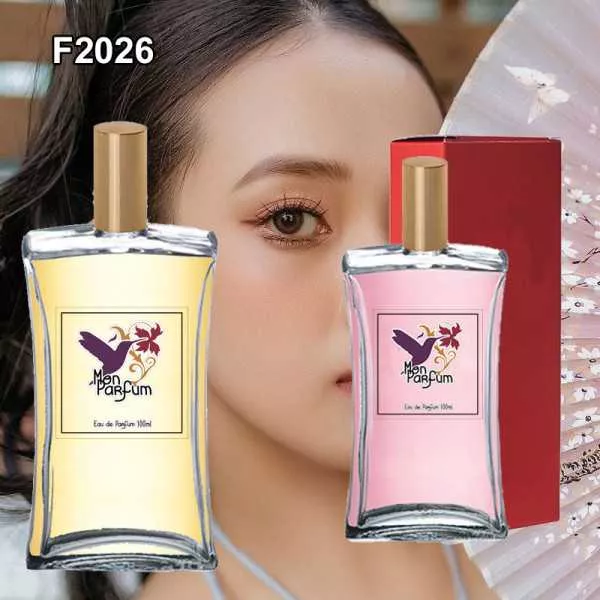 Dupe de parfum F2026 femme - Parfums équivalents, parfums génériques et dupes de parfums en flacon de 100 ml ou 50 ml.