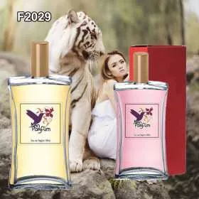 Dupe de parfum F2029 femme - Parfums équivalents, parfums génériques et dupes de parfums en flacon de 100 ml ou 50 ml.