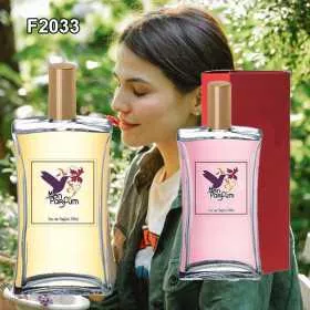Dupe de parfum F2033 femme - Parfums équivalents, parfums génériques et dupes de parfums en flacon de 100 ml ou 50 ml.