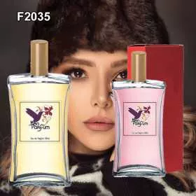 Dupe de parfum F2035 femme - Parfums équivalents, parfums génériques et dupes de parfums en flacon de 100 ml ou 50 ml.