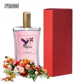 Dupe de parfum F2035 femme - Parfums équivalents, parfums génériques et dupes de parfums en flacon de 100 ml ou 50 ml.