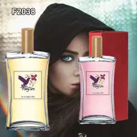 Dupe de parfum F2038 femme - Parfums équivalents, parfums génériques et dupes de parfums en flacon de 100 ml ou 50 ml.