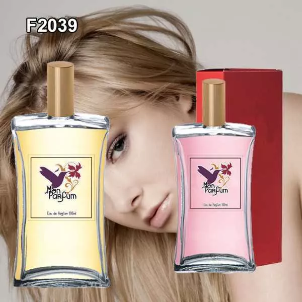 Dupe de parfum F2039 femme - Parfums équivalents, parfums génériques et dupes de parfums en flacon de 100 ml ou 50 ml.