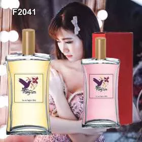 Dupe de parfum F2041 femme - Parfums équivalents, parfums génériques et dupes de parfums en flacon de 100 ml ou 50 ml.