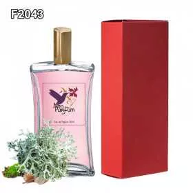 Dupe de parfum F2043 femme - Parfums équivalents, parfums génériques et dupes de parfums en flacon de 100 ml ou 50 ml.