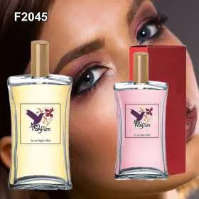 Dupe de parfum F2045 femme - Parfums équivalents, parfums génériques et dupes de parfums en flacon de 100 ml ou 50 ml.