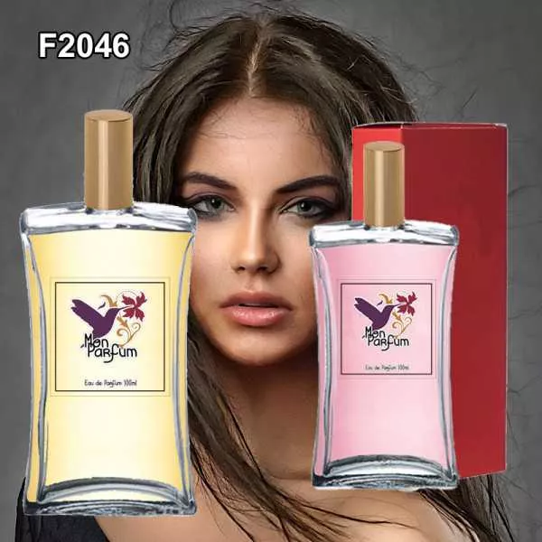 Dupe de parfum F2046 femme - Parfums équivalents, parfums génériques et dupes de parfums en flacon de 100 ml ou 50 ml.
