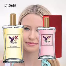 Dupe de parfum F2053 femme - Parfums équivalents, parfums génériques et dupes de parfums en flacon de 100 ml ou 50 ml.