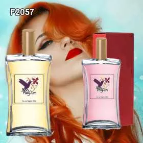 Dupe de parfum F2057 femme - Parfums équivalents, parfums génériques et dupes de parfums en flacon de 100 ml ou 50 ml.