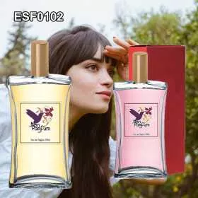 Dupe de parfum ESF0102 femme - Parfums équivalents, parfums génériques et dupes de parfums en flacon de 100 ml ou 50 ml.