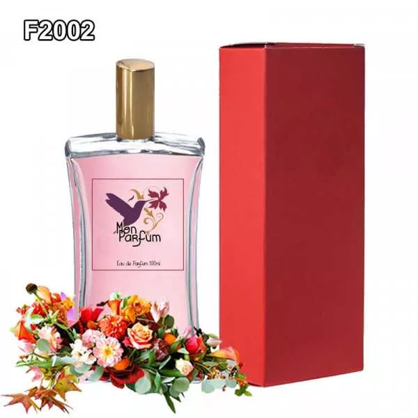 Dupe de parfum F2002 femme - Parfums équivalents, parfums génériques et dupes de parfums en flacon de 100 ml ou 50 ml.
