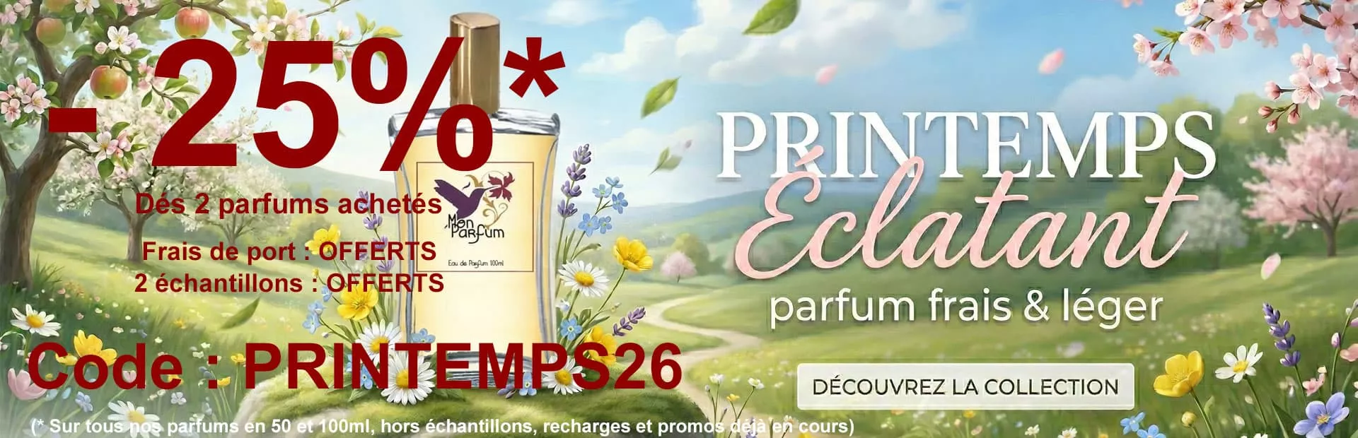 Les promotions et réductions sur nos parfums équivalents et parfums dupes Mon Parfum Pas Cher !